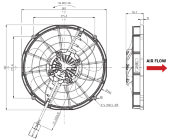 Вентилятор SPAL VA116-BBL511P/N-105A Вентилятор SPAL VA116-BBL511P/N-105A