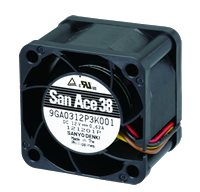 Вентилятор San Ace 9GA0312P3G001 38x38x28 DC постоянного тока