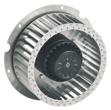 Мотор-колесо MES RE225F-4E-AC0 с вперед загнутыми лопатками для прямоугольных вентиляторов